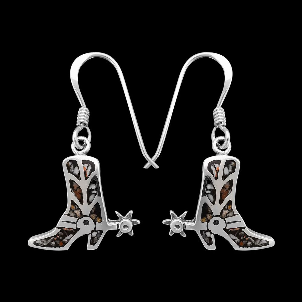 Western Spurs Earrings • 925 Sterling Silver • Handmade Jewelry for Cowgirl...